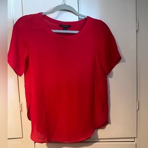 NWOT women’s Banana Republic red blouse